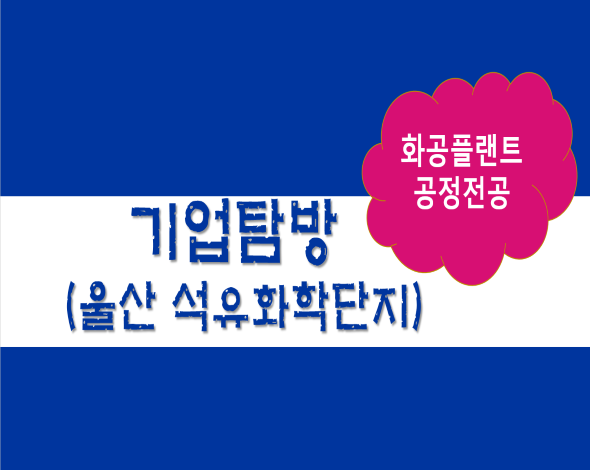 기업탐방-화공플랜트공정